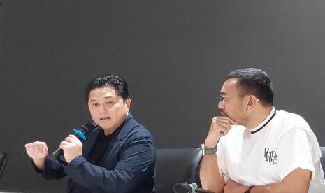 Ketua Umum PSSI Erick Thohir. Erick Thohir menyebut PSSI serius persiapkan FIFA Match Day termasuk undang Palestina. Erick enggan terburu-buru mengumumkan kepastian perihal kedatangan juara Piala Dunia