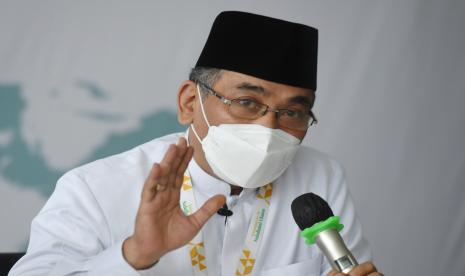 Ketua UmumPBNU KH Yahya Cholil Staquf.