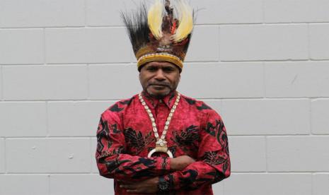 Ketua United Liberation Movement for West Papua (ULMWP), Benny Wenda. Benny yang mendeklarasikan diri sebagai Presiden interim Papua Barat mengatakan siap dipertemukan dengan Presiden Joko Widodo.