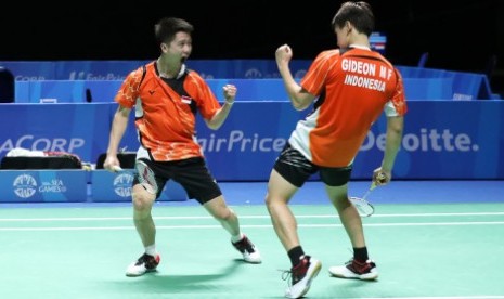 Kevin Sanjaya/Marcus Gideon Fernaldi melangkah ke semifinal SEA Games 2015