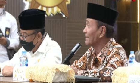 KH Buya Syakur Yasin saat mengisi ceramah moderasi agama di Mabes Polri, beberapa waktu lalu.