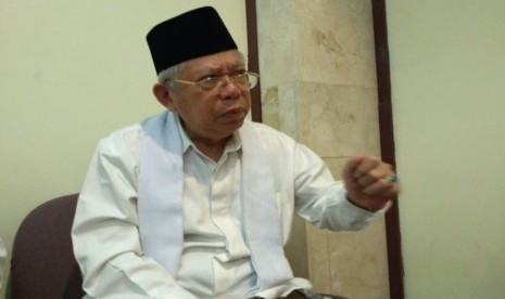 Ketua Umum Majelis Ulama Indonesia (MUI), KH Ma'ruf Amin 