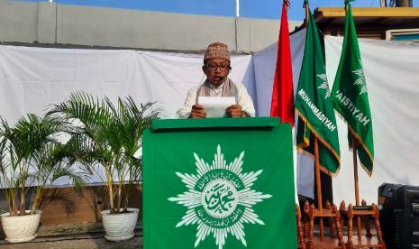 Khatib Shalat Id di Rawalumbu, Bekasi.