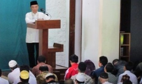 LPD KDI Merasa Perlu Tingkatkan Kualitas Khotib. Khatib Shalat Jumat, ilustrasi