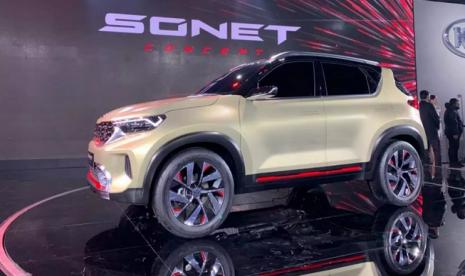 Kia memperkenalkan desain Sonet, mobil kedua Kia yang diproduksi di India.