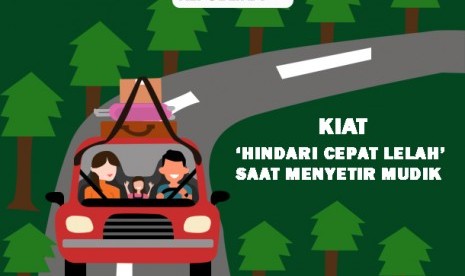 Kiat menghindari kelelahan saat menyetir mudik