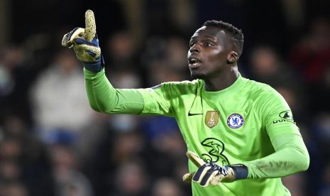 Kiper Edouard Mendy dari Chelsea.