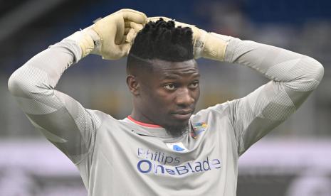 Kiper Inter Milan Andre Onana yang diminati Chelsea dan Manchester United.