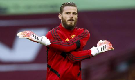 Kiper Manchester United (MU) David De Gea.