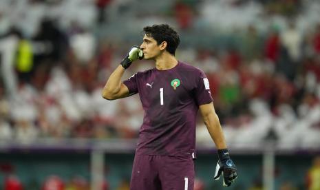  Kiper Sevilla dan timnas Maroko, Yassine Bounou.