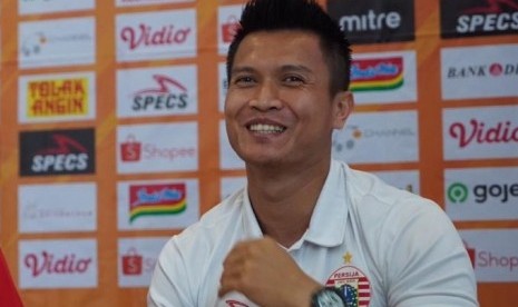 Kiper Persija Jakarta Shahar Ginanjar.