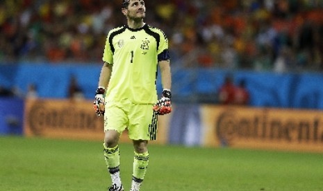 Kiper timnas Spanyol, Iker Casillas.