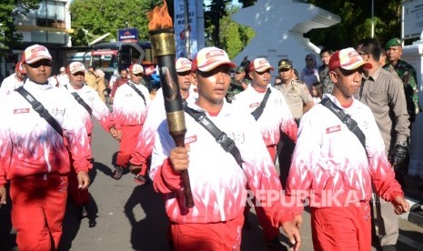 Kirab obor api PON (ilustrasi)