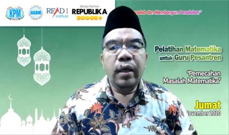 Klinik Pendidikan MIPA (KPM) termotivasi untuk berbagi ilmu lewat acara yang bertajuk Pelatihan Matematika untuk Guru Pesantren, Jumat (6/11). Acara perdana yang diselenggarakan pada pukul 13.30-15.00 WIB, dihadiri Ridwan Hasan Saputra (RHS) sebagai pemateri. Melalui pembelajaran secara daring tersebut, Pemateri membahas pemecahan masalah matematika, bab teleskopik. 