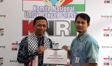 KNRP Terima Donasi dari Masyarakat Kalbar untuk Palestina