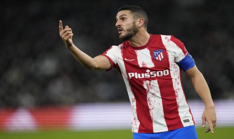 Gelandang sekaligus kapten Atletico Madrid, Koke.