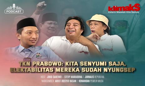 Komandan Pemilih Muda TKN Prabowo Gibran Arief Rosyid Hasan saat berbincang dalam podcast Klimaks.