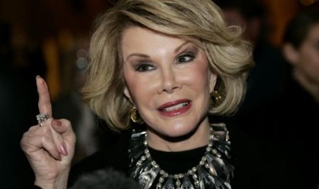 Komedian Joan Rivers.