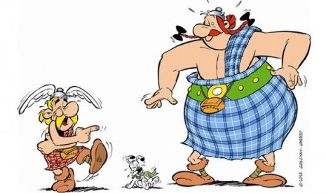 Komik terbaru Asterix di Skotlandia 