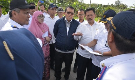 Komisi V DPR RI meninjau infrastruktur dan transportasi ke Provinsi Kalimantan Tengah.