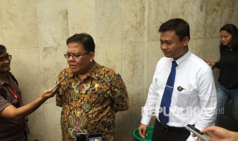 Komisioner Ombudsman RI Adrianus Meliala usai lakukan investigasi, saat ditemui di Ditreskrimum Polda Metro Jaya, Kamis (25/1).