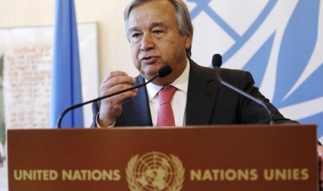 Komisioner Tinggi PBB untuk Pengungsi Antonio Guterres.