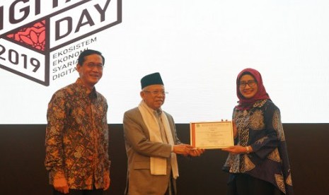 Komite Nasional Keuangan Syariah (KNKS) menggelar Islamic Digital Day 2019 di Financial Hall, Jakarta Pusat, Senin (16/9). 