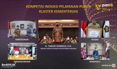 Kompetisi Inovasi Pelayanan Publik (KIPP) 2021 yang diselenggarakan Kemen-PAN-RB.