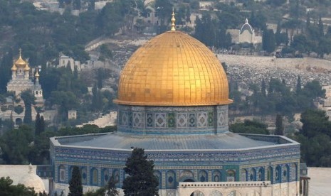  Israel Tangkap Imam Besar Masjid Al Aqsa. Kompleks Al Aqsha.