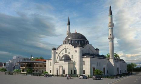 Kompleks masjid Eyyub Sultan di Strasbourg, Prancis. Prancis Berencana Tutup Masjid Lain