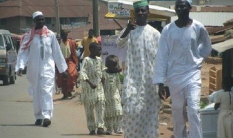  Muslim Ghana Bantu Penanganan Covid-19. Foto:  Komunitas Muslim di Ghana.