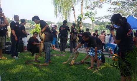 Komunitas pecinta reptile ambil bagian di kampanye 'Act for Goodness'