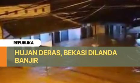 kondisi banjir di Bekasi