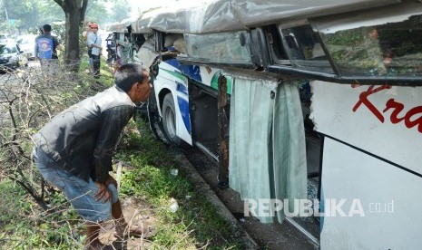 Kecelakaan Bus Kramat Djati (ilustrasi) 