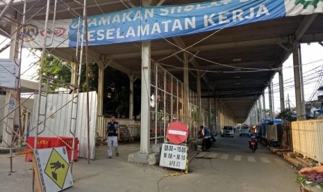 Pembangunan skybridge di Tanah Abang, Jakarta