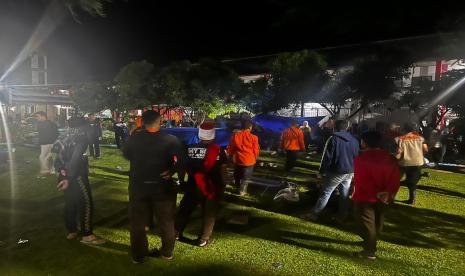  Bantu Korban Gempa Cianjur, Muhammadiyah Gerakkan Tim Medis dari Bandung dan Jakarta. Foto:  Kondisi Lapas Kelas IIB Cianjur pasca bencana gempa bumi yang terjadi pada Senin (21/11). 