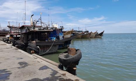   Kondisi Pelabuhan Perikanan Samudera Belawan, Bagan Deli, Medan Kota Belawan, Kota Medan, Sumatra Utara, yang jadi lokasi kunjungan Biro Umum Humas dan Protokol Setda Pemda DIY.