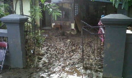 Kondisi rumah setelah terjadinya banjir bandang di Ternate