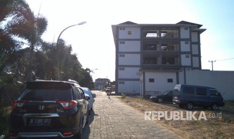 kondisi rumah susun sederhana sewa (Rusunawa),Duren Jaya, Bekasi Timur,Kota Bekasi. Senin (18/9). 