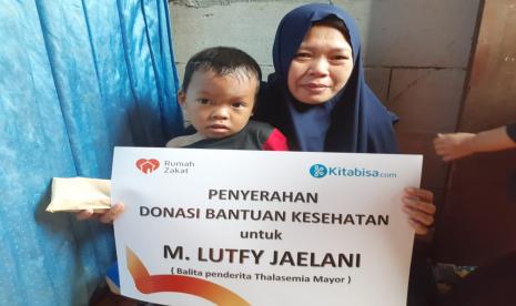 Kondisi saat ini Lutfy tampak pucat dan sayu, menurut Sutris Nurhayati selaku Ibu dari Lutfy, Lutfy harus menjalani check up medis dan harus transfusi darah pada hari kamis, (14/5)