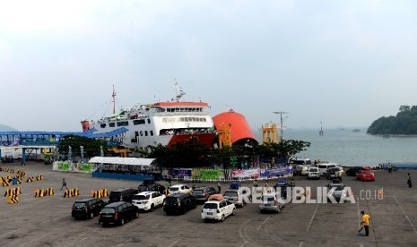 Pemudik Pelabuhan Merak, Banten. (ilustrasi)