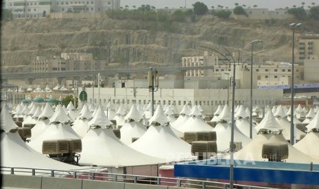  Kondisi terkini di Arafah, Makkah, Kamis (24/8), menjelang pelaksanaan ibadah wukuf pada tanggal 9 Dzulhijah 1438 H atau 1 September mendatang.