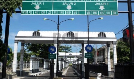  Kondisi Terminal Angkutan Umum Jakarta Kota, Jakarta Barat usai dilakukan renovasi , Selasa (7/1).   (Republika/Prayogi)