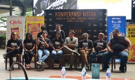 Konferensi pers fiilm Rocker Balik Kampung.