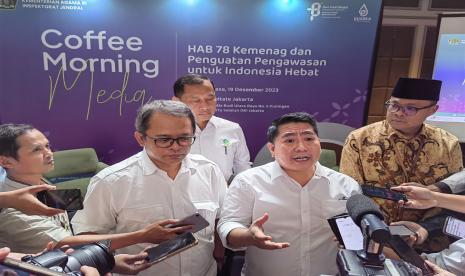 Konferensi pers HAB Kementerian Agama RI