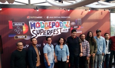 Konferensi pers Hodgepodge Superfest 2019, Rabu (10/7).