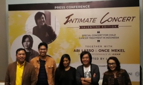 Konferensi pers Intimate Concert di Hotel Tentrem Yogyakarta,  Jumat (15/2).