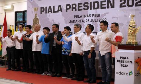 Konferensi Pers Kejuaraan Bulu Tangkis Piala Presiden 2022.