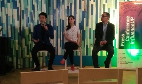 Konferensi pers kerja sama CreatorUp dan Gushcloud di Jakarta, Kamis (12/4) lalu.