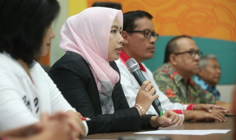 Konferensi pers Lomba Senam Poco-Poco Nusantara.